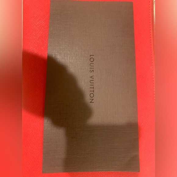 Authentic brand new vintage Louis Vuitton pocket envelope for recipes and decor